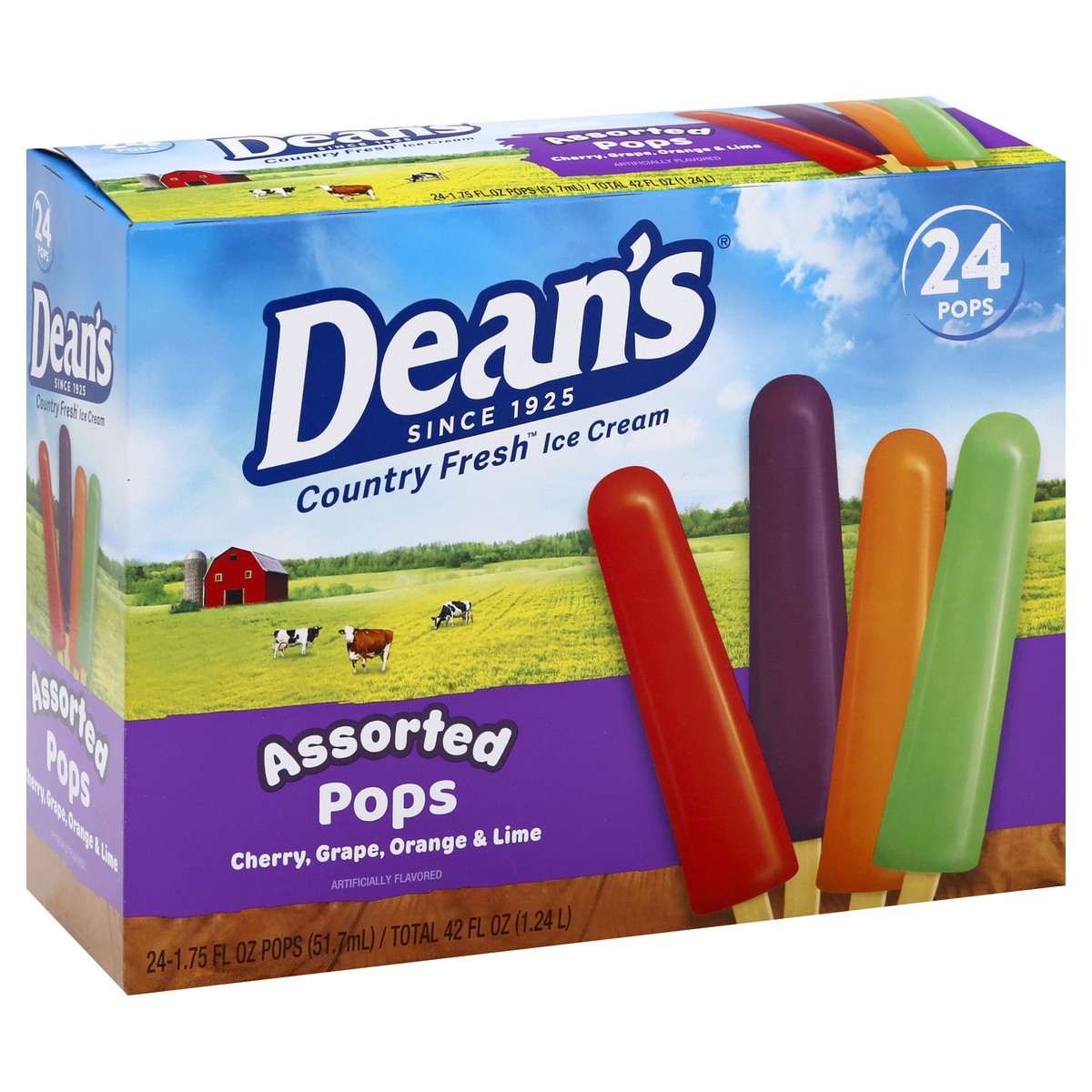 slide 4 of 17, Country Fresh Assorted Pops 24 - 1.75 fl oz Pops, 24 ct