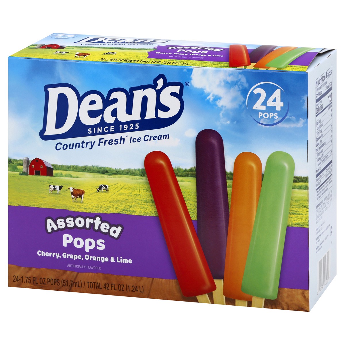slide 8 of 17, Country Fresh Assorted Pops 24 - 1.75 fl oz Pops, 24 ct
