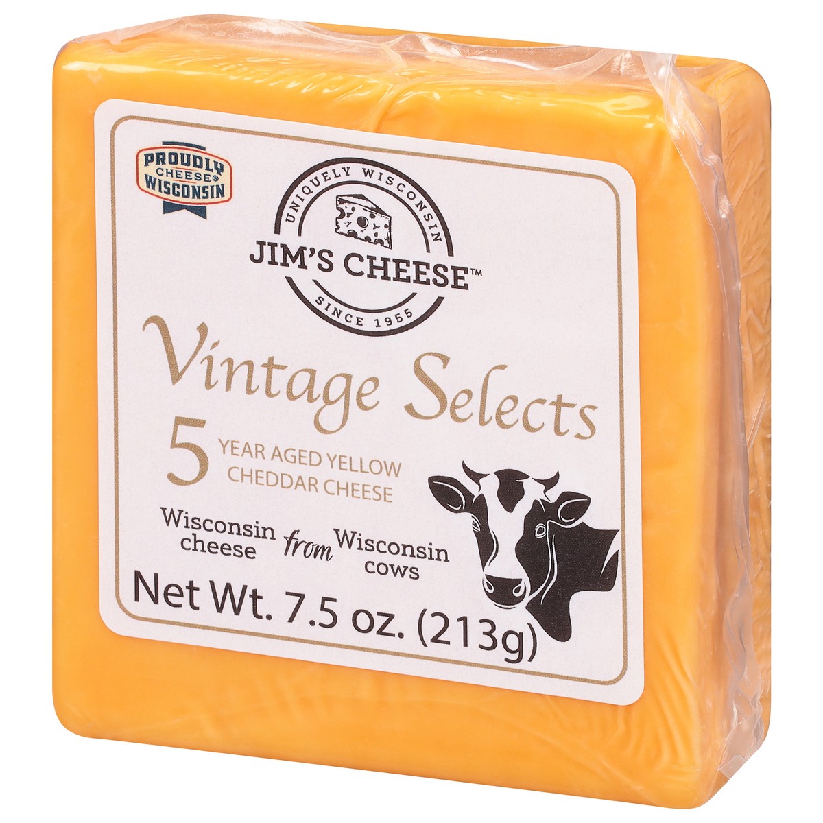 slide 10 of 14, Jim's Cheese Vintage Selects 5 Year Aged Yellow Cheddar Cheese 7.5 oz, 7.5 oz