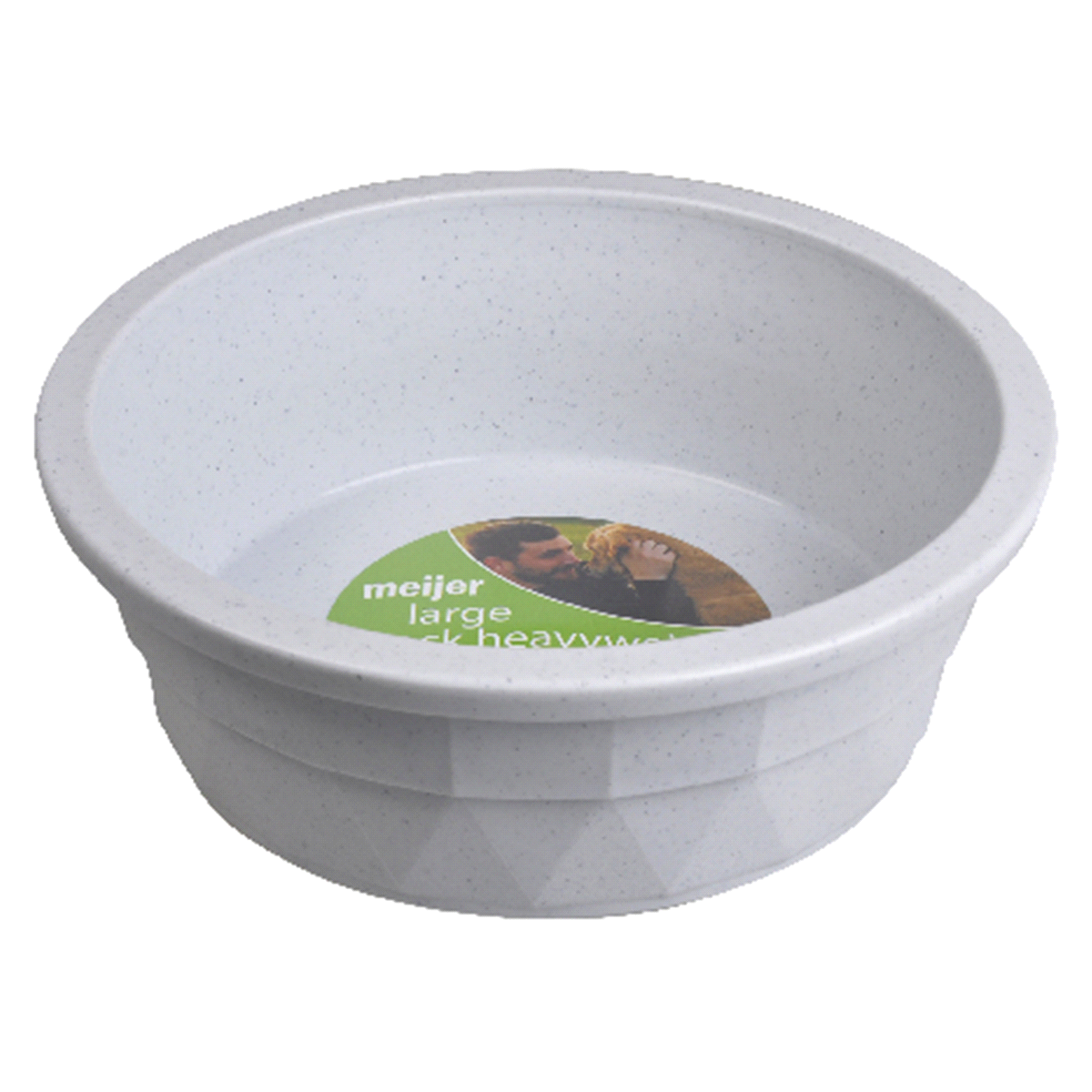 slide 1 of 3, Meijer Heavyweight Crock Pet Dish, Large, 52 oz