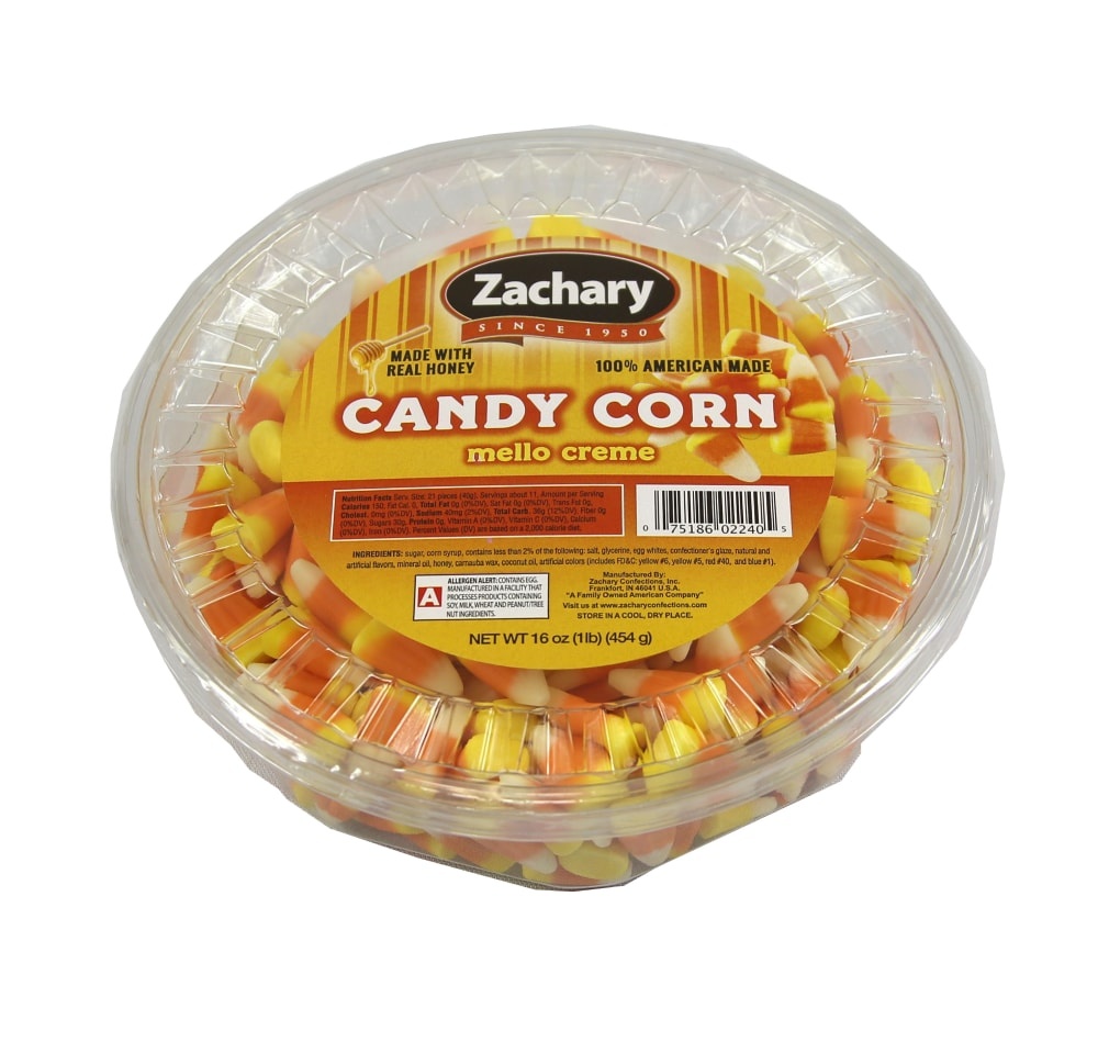 slide 1 of 1, Zachary Candy Corn Tub, 16 oz