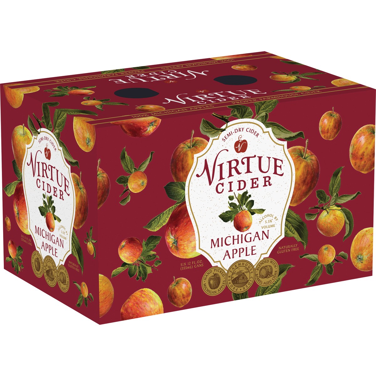 slide 3 of 3, Virtue Cider Cider, 6 ct