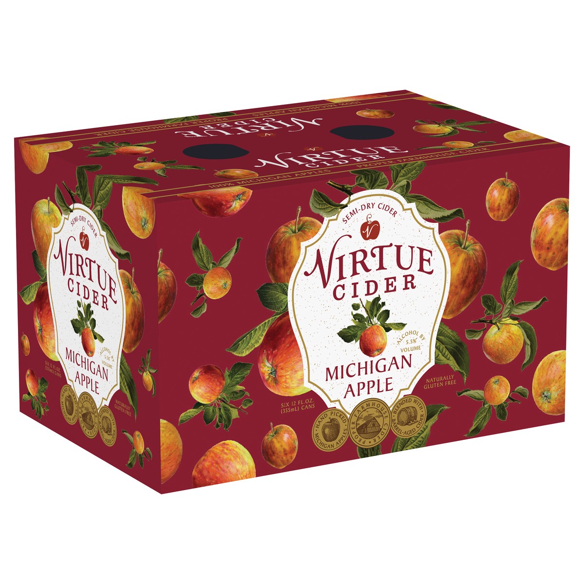 slide 1 of 3, Virtue Cider Cider, 6 ct