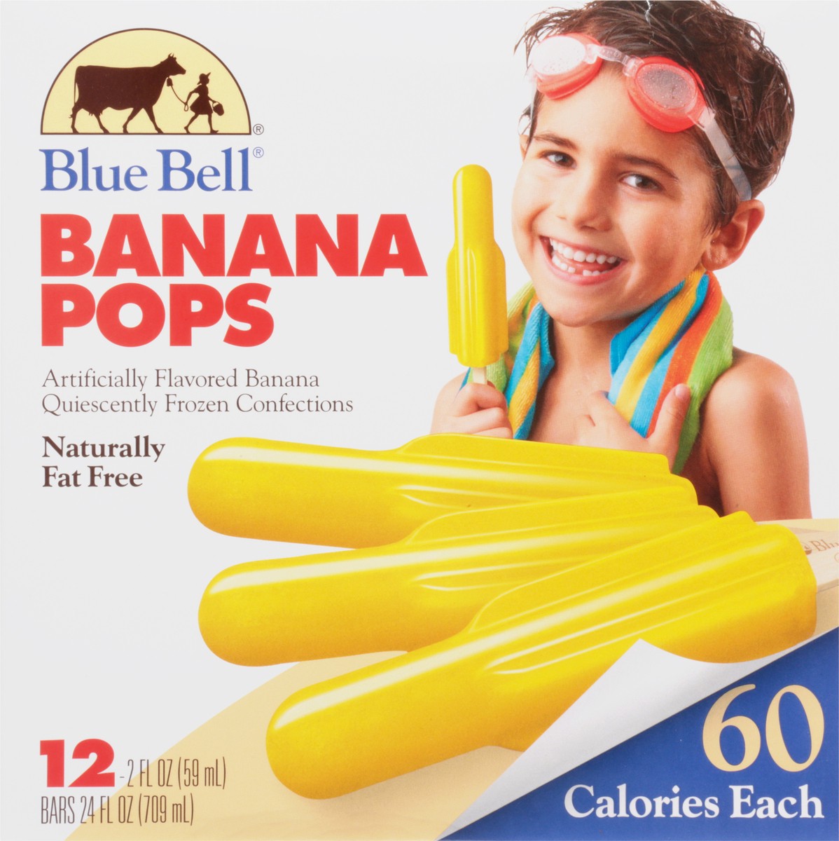 slide 6 of 9, Blue Bell Banana Pops - 24 Fl. Oz., 24 fl oz