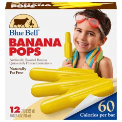Blue Bell Banana Pops - 24 Fl. Oz.