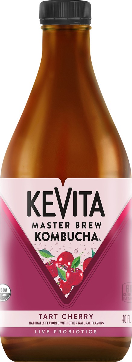 slide 8 of 11, KeVita Master Brew Tart Cherry Kombucha - 40 oz, 40 oz