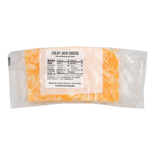slide 1 of 1, Hy-Vee Quality Colby Jack Chee Pre-Packaged Sliced And Ready, per lb