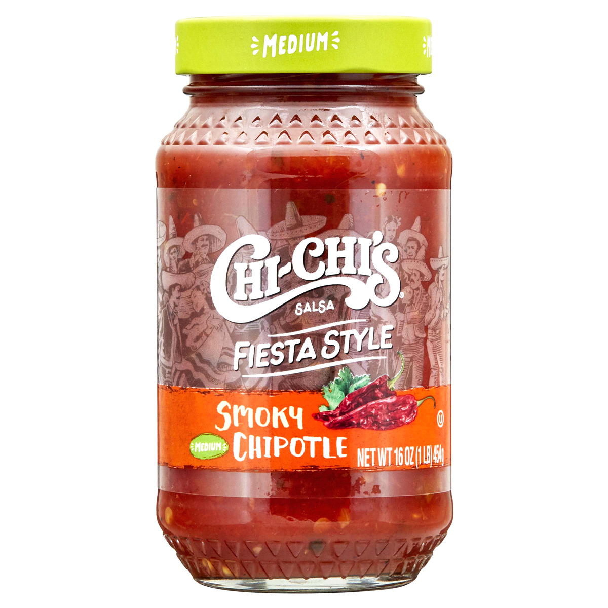 slide 1 of 1, Chi-Chi's Fiesta Style Smoky Chipotle Salsa - Medium, 16 oz