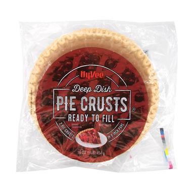 slide 1 of 1, Hy-Vee Pie Shells Deep Dish, 16 oz