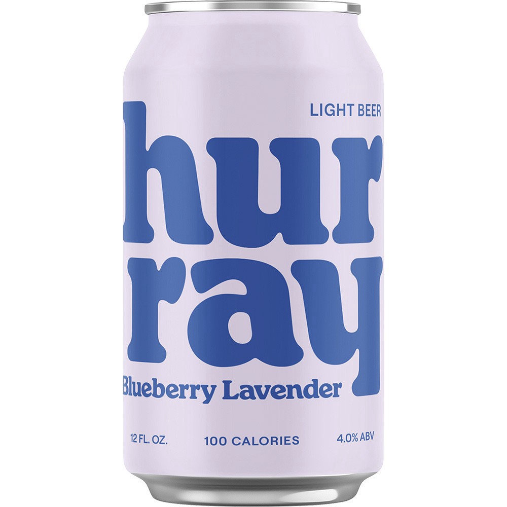 slide 1 of 1, Hurray! Girl Beer - Blueberry Lav, 6 ct; 12 oz