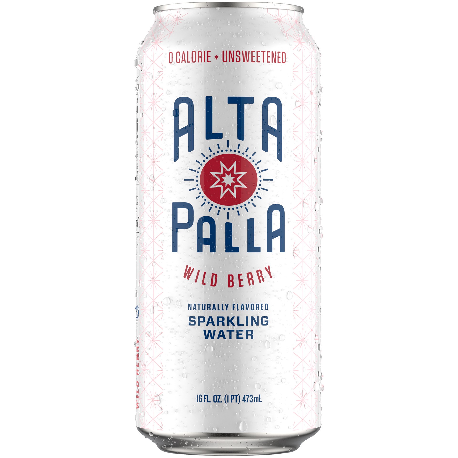 slide 2 of 4, Alta Palla Naturally Flavored Zero Calorie Zero Sugar Sparkling Water, Wild Berry- 16 fl oz, 16 fl oz