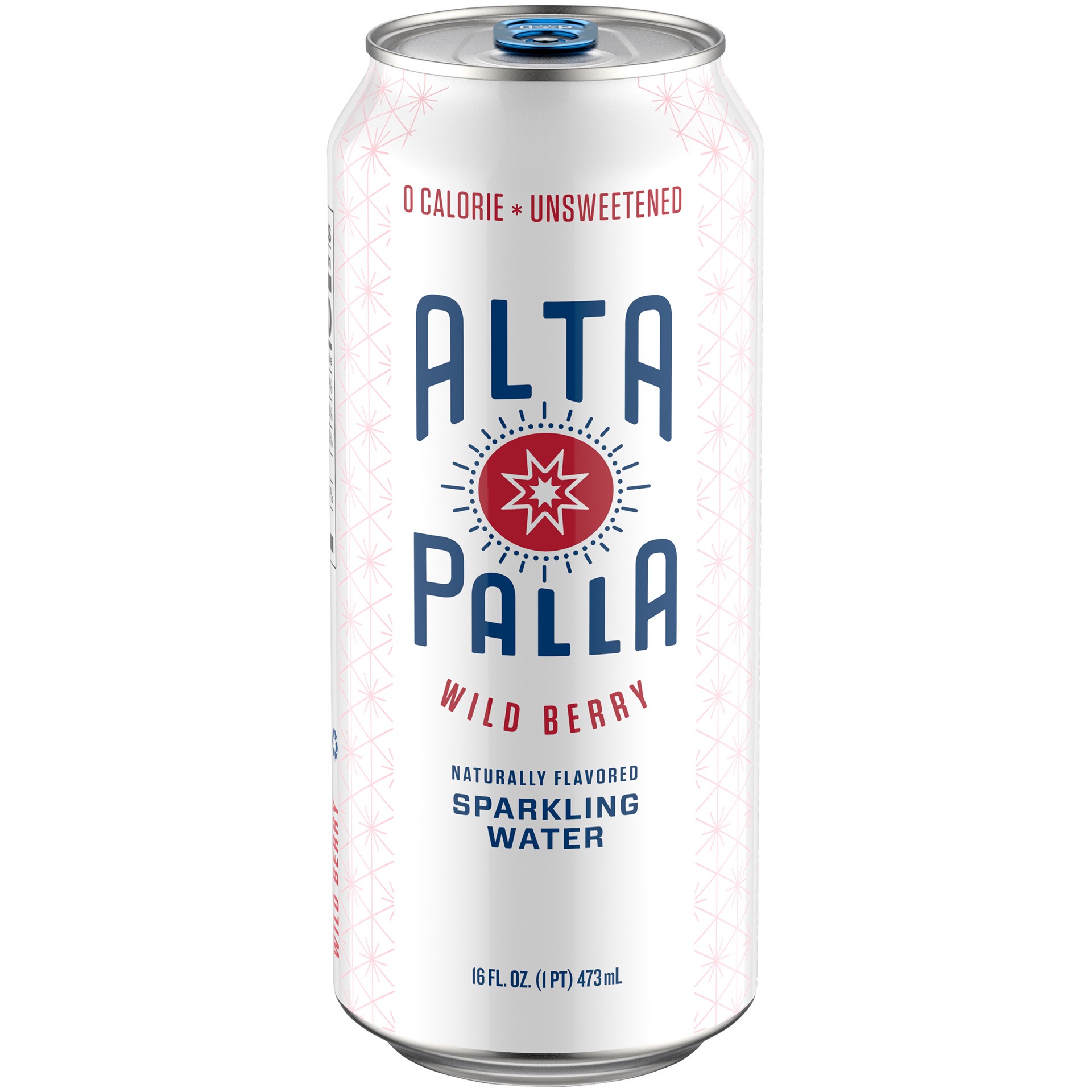 slide 1 of 4, Alta Palla Naturally Flavored Zero Calorie Zero Sugar Sparkling Water, Wild Berry- 16 fl oz, 16 fl oz