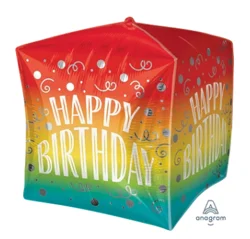 Anagram Birthday Balloon, Gradient Swirl