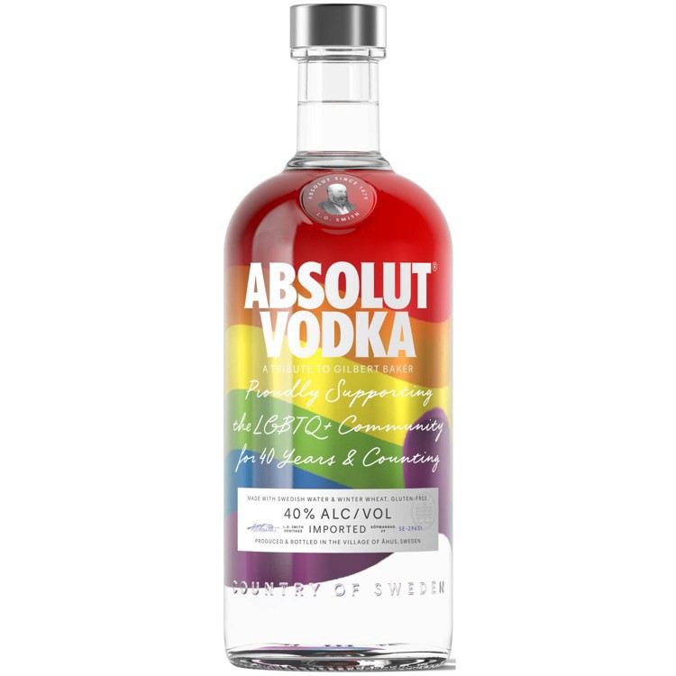 slide 1 of 9, Absolut Vodka Pride - 750ml Bottle, 750 ml
