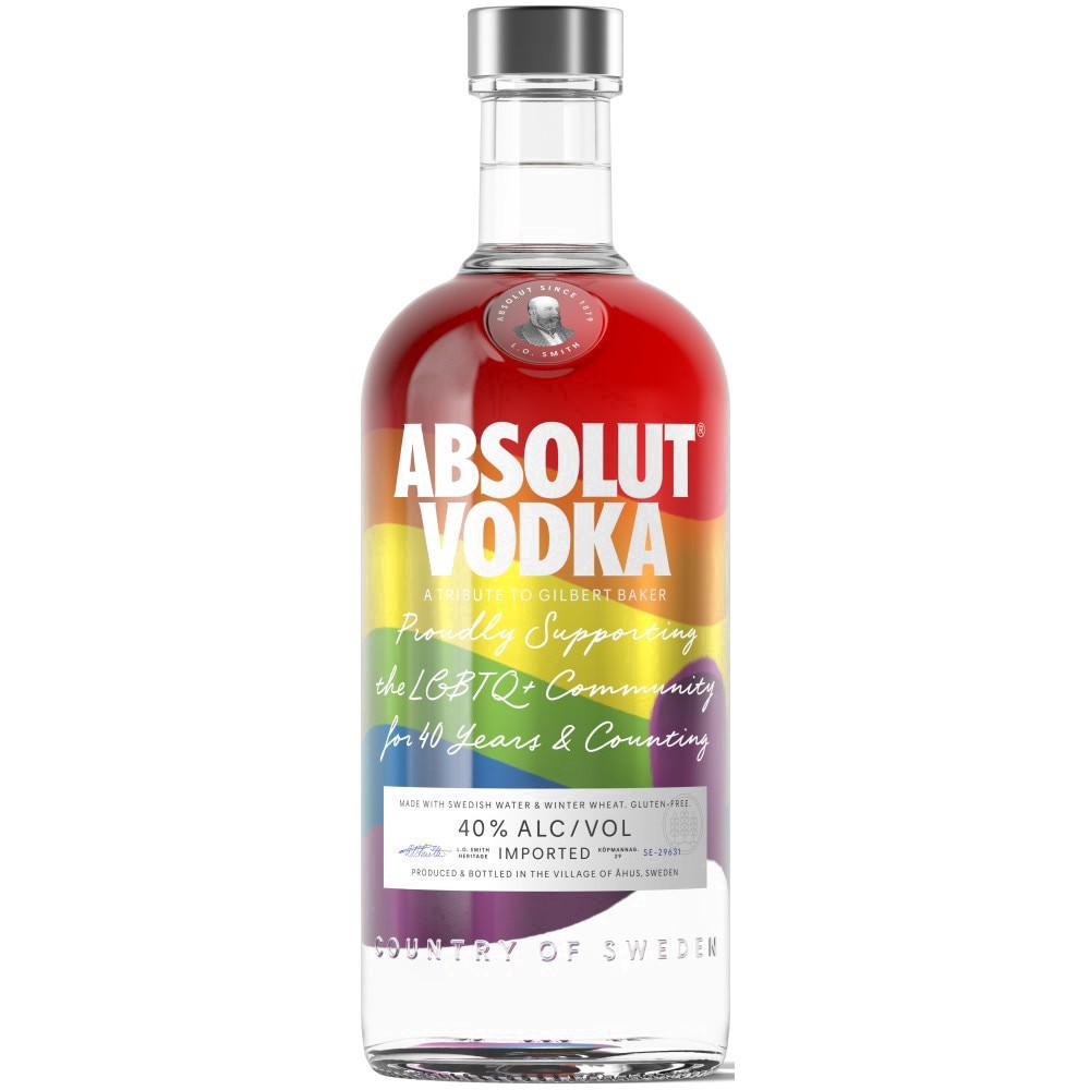 slide 6 of 9, Absolut Vodka Pride - 750ml Bottle, 750 ml