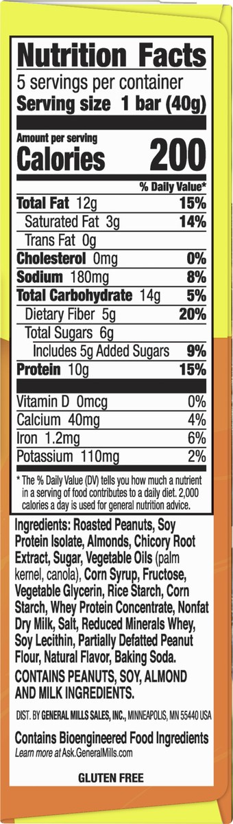slide 12 of 13, Nature Valley Salted Caramel Nut Protein Chewy Bars, 5 ct; 1.42 oz