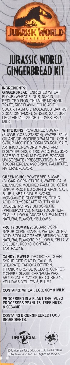 slide 5 of 9, COOKIES UNITED Xcjurassic Gingerbread House Kit, 21 oz
