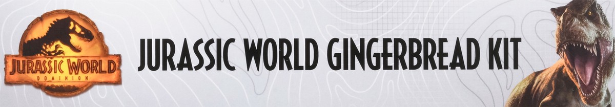 slide 6 of 9, COOKIES UNITED Xcjurassic Gingerbread House Kit, 21 oz