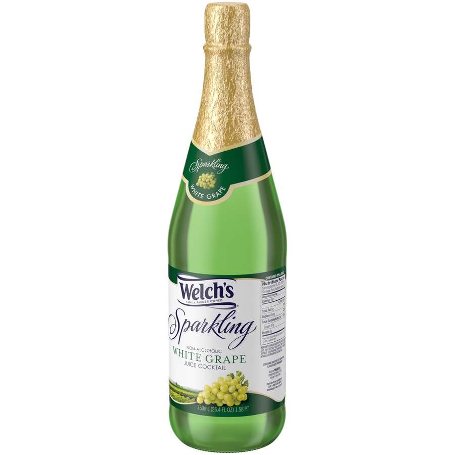 slide 3 of 6, Welch's Sparkling White Grape Juice Glass Bottles, 25.4 fl oz