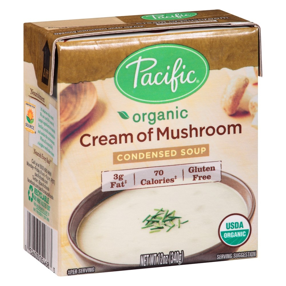 slide 3 of 9, Pacific Foods Cream of Mushroom Condensed Soup, 12 oz