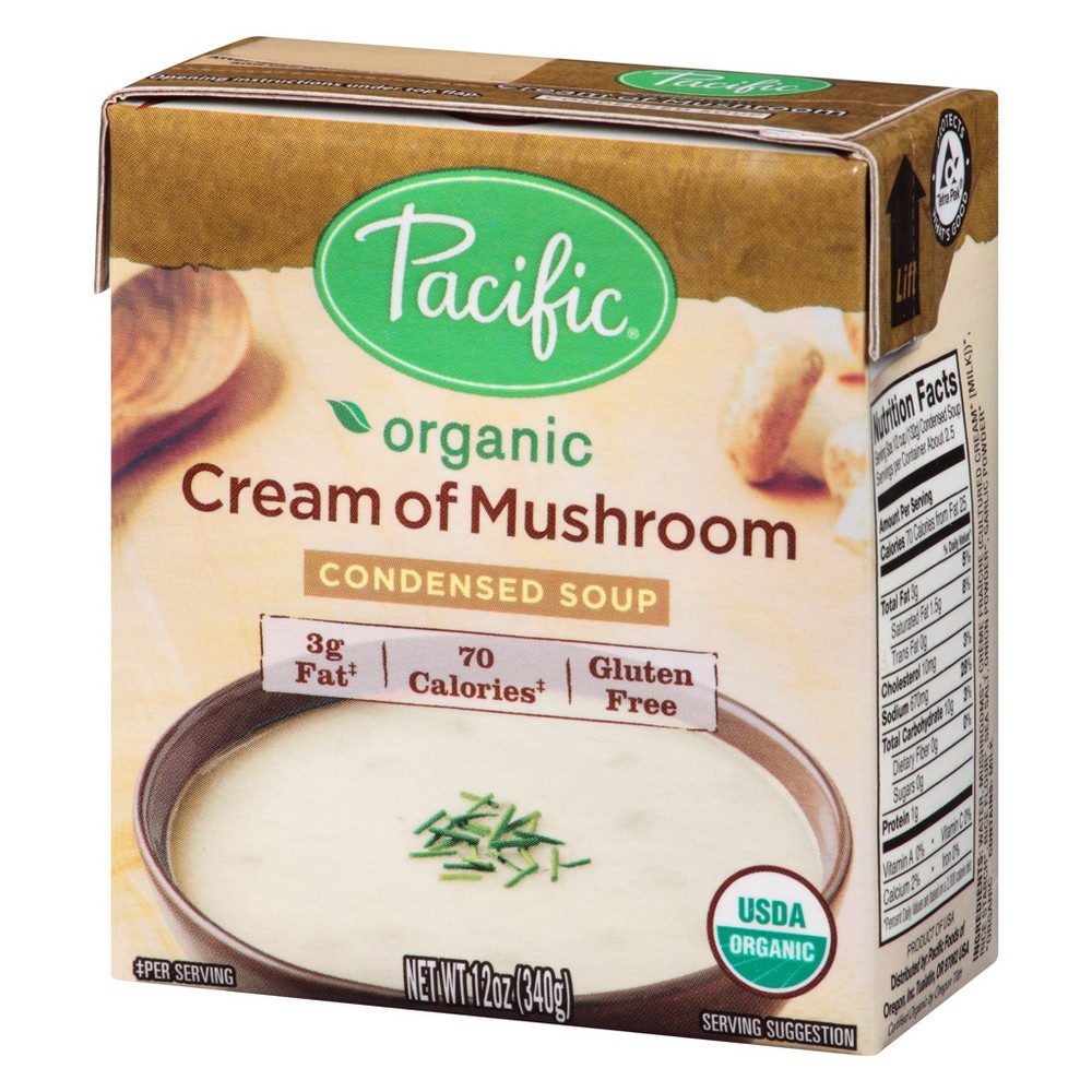 slide 5 of 9, Pacific Foods Cream of Mushroom Condensed Soup, 12 oz