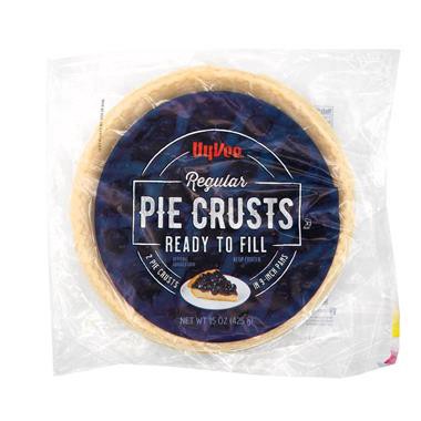 slide 1 of 1, Hy-Vee Pie Shells Regular, 15 oz