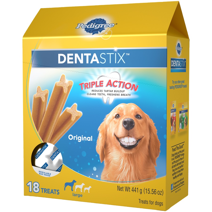 slide 3 of 6, Dentastix Large, 18 ct