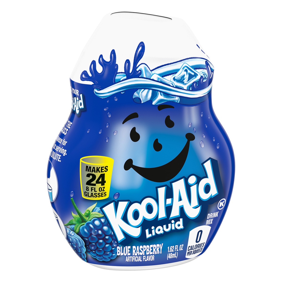 slide 3 of 12, Kool-Aid Liquid Blue Raspberry Artificially Flavored Soft Drink Mix, 1.62 fl oz Bottle, 1.62 fl oz