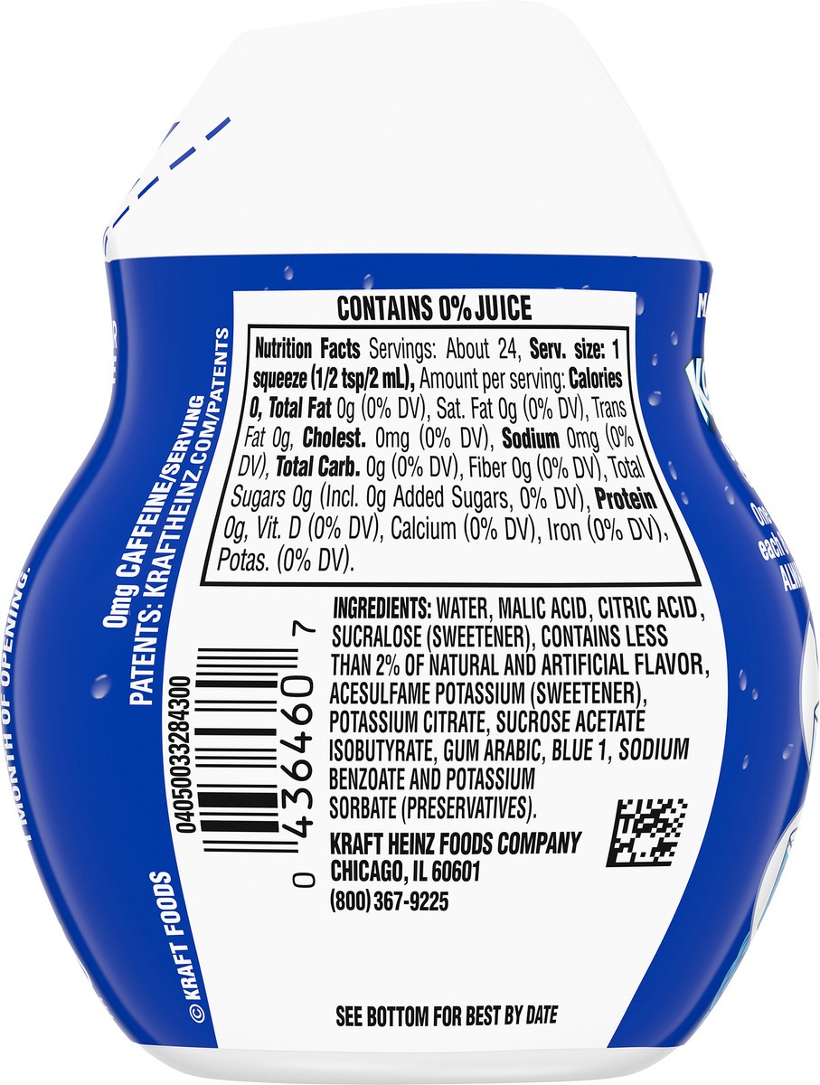 slide 6 of 12, Kool-Aid Liquid Blue Raspberry Artificially Flavored Soft Drink Mix, 1.62 fl oz Bottle, 1.62 fl oz