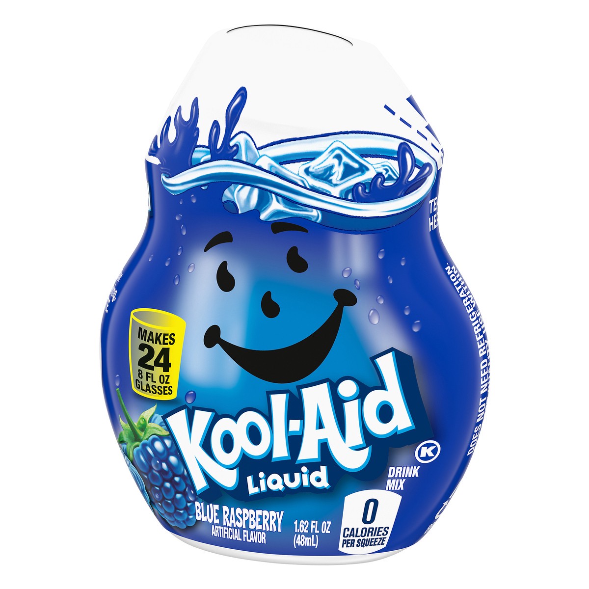 slide 9 of 12, Kool-Aid Liquid Blue Raspberry Artificially Flavored Soft Drink Mix, 1.62 fl oz Bottle, 1.62 fl oz