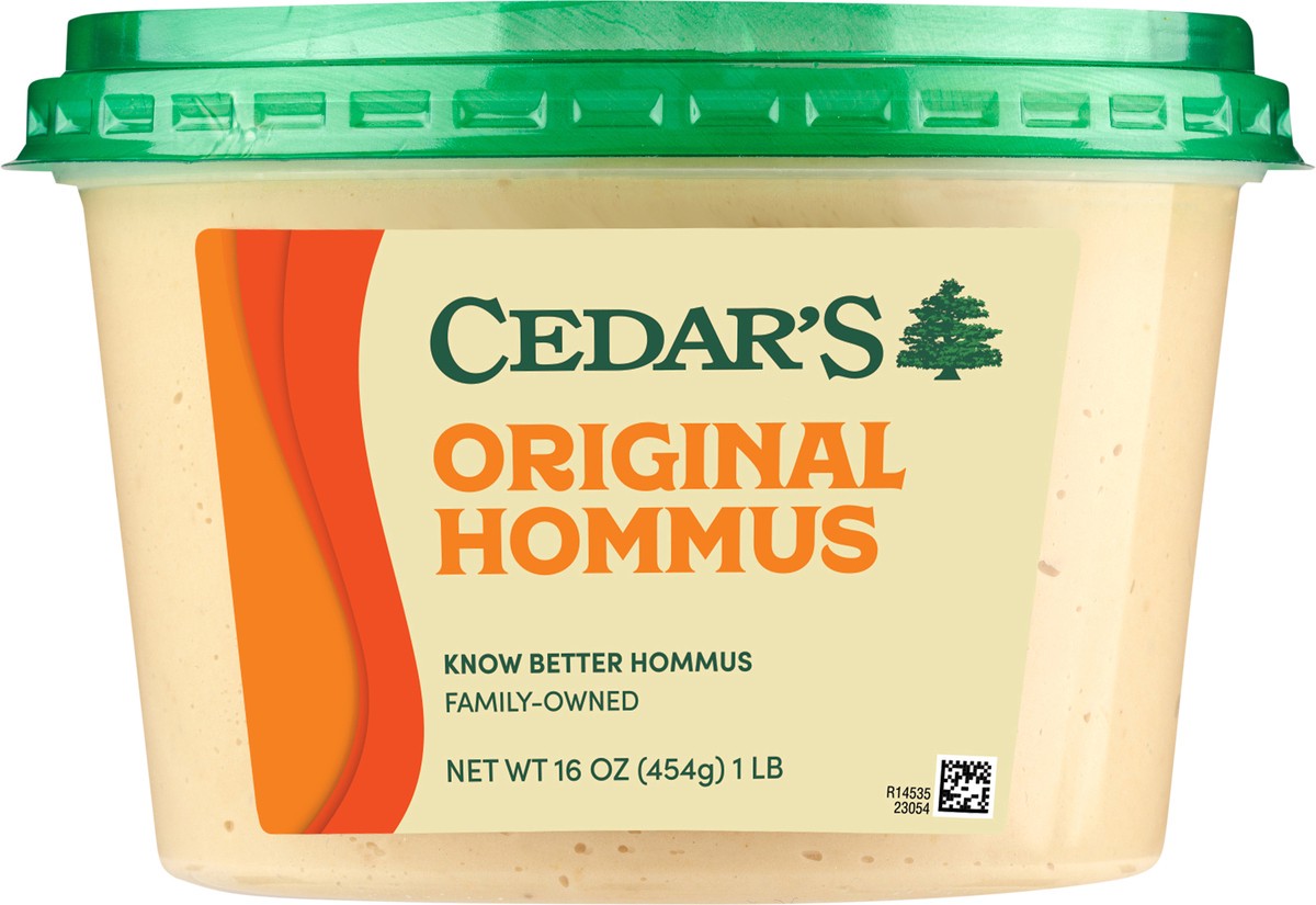 slide 4 of 4, Cedar's Original Hommus, 16 oz