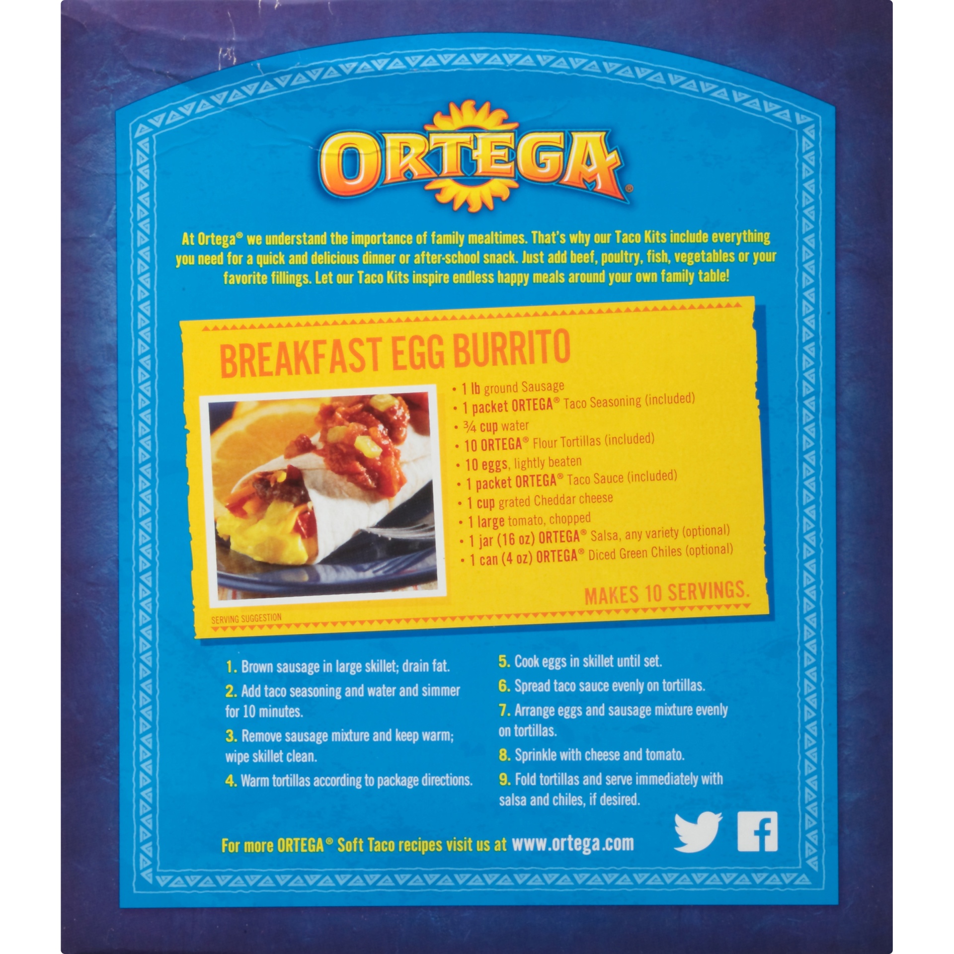 slide 6 of 8, Ortega Soft Taco Kit 1 ea, 1 ct