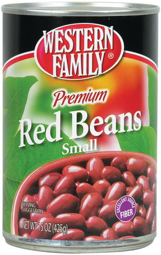 slide 1 of 1, Western Family Premium Red Beans Small, 15 oz