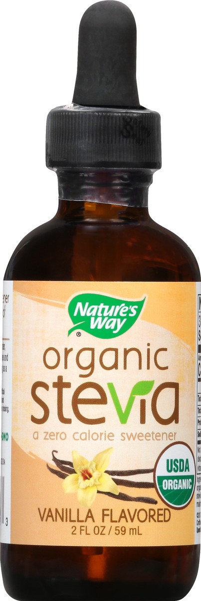 slide 5 of 13, Nature's Way Organic Vanilla Flavored Stevia 2 oz, 2 fl oz