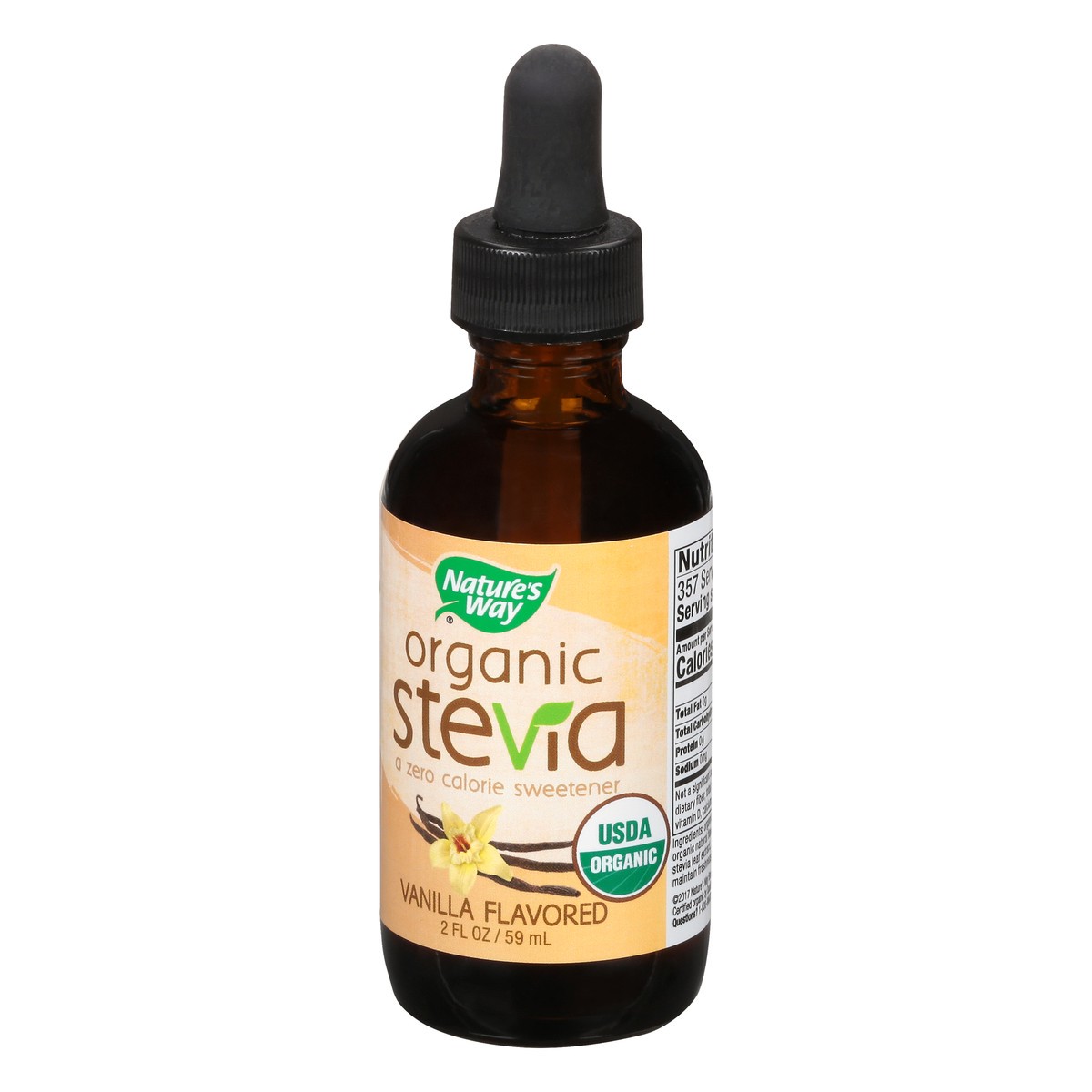 slide 12 of 13, Nature's Way Organic Vanilla Flavored Stevia 2 oz, 2 fl oz