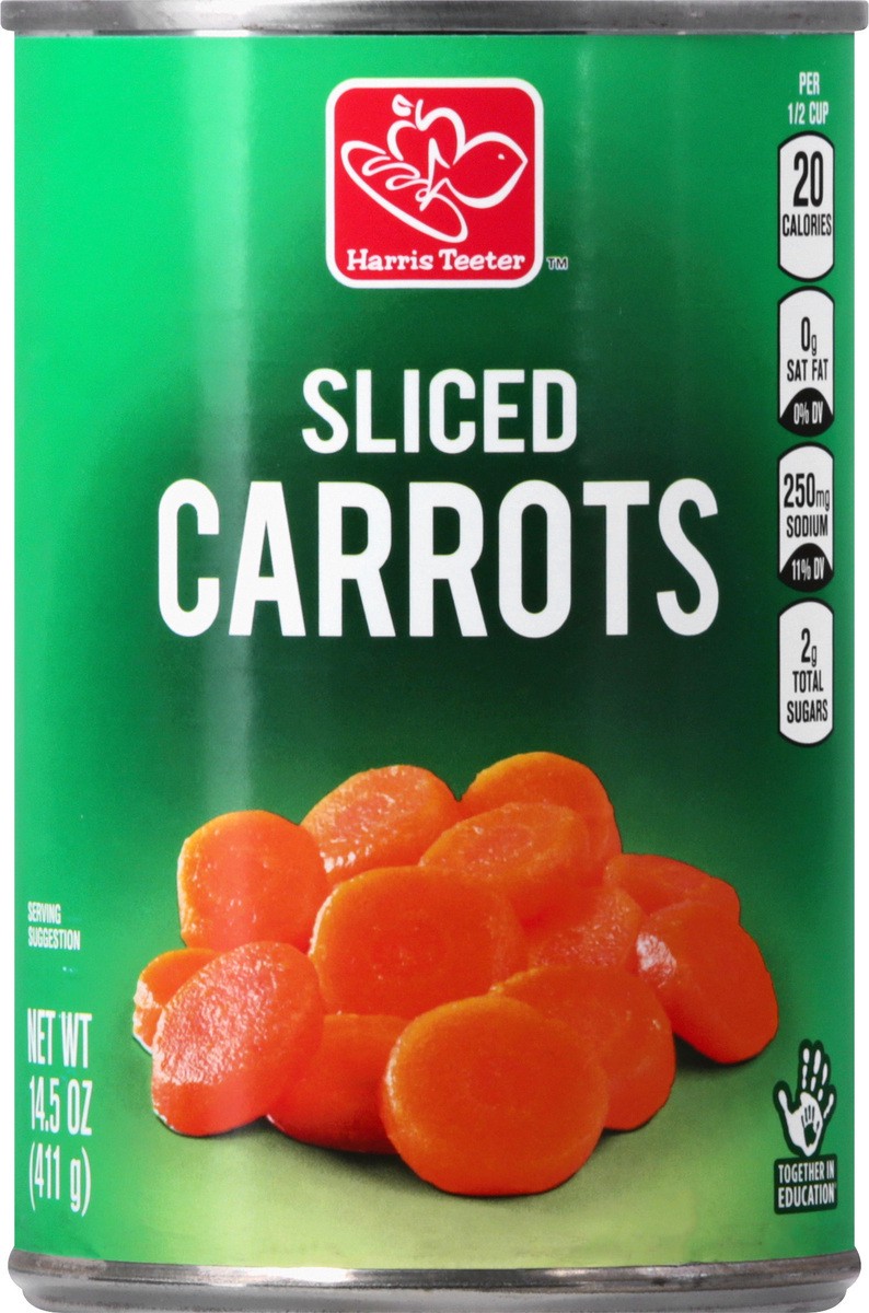 slide 5 of 12, Harris Teeter Sliced Carrots, 14.5 oz