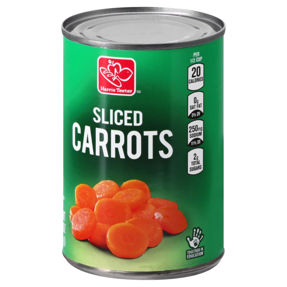 slide 8 of 12, Harris Teeter Sliced Carrots, 14.5 oz