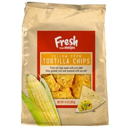Fresh from Meijer Thick Cut Yellow Corn Tortilla Chips, 14 oz
