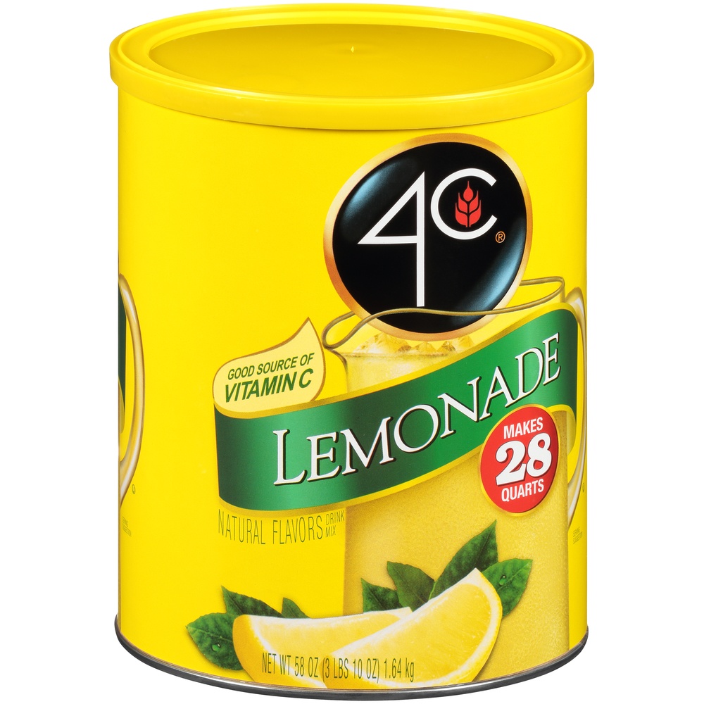 slide 2 of 8, 4C Lemonade Drink Mix 58 oz, 58 oz