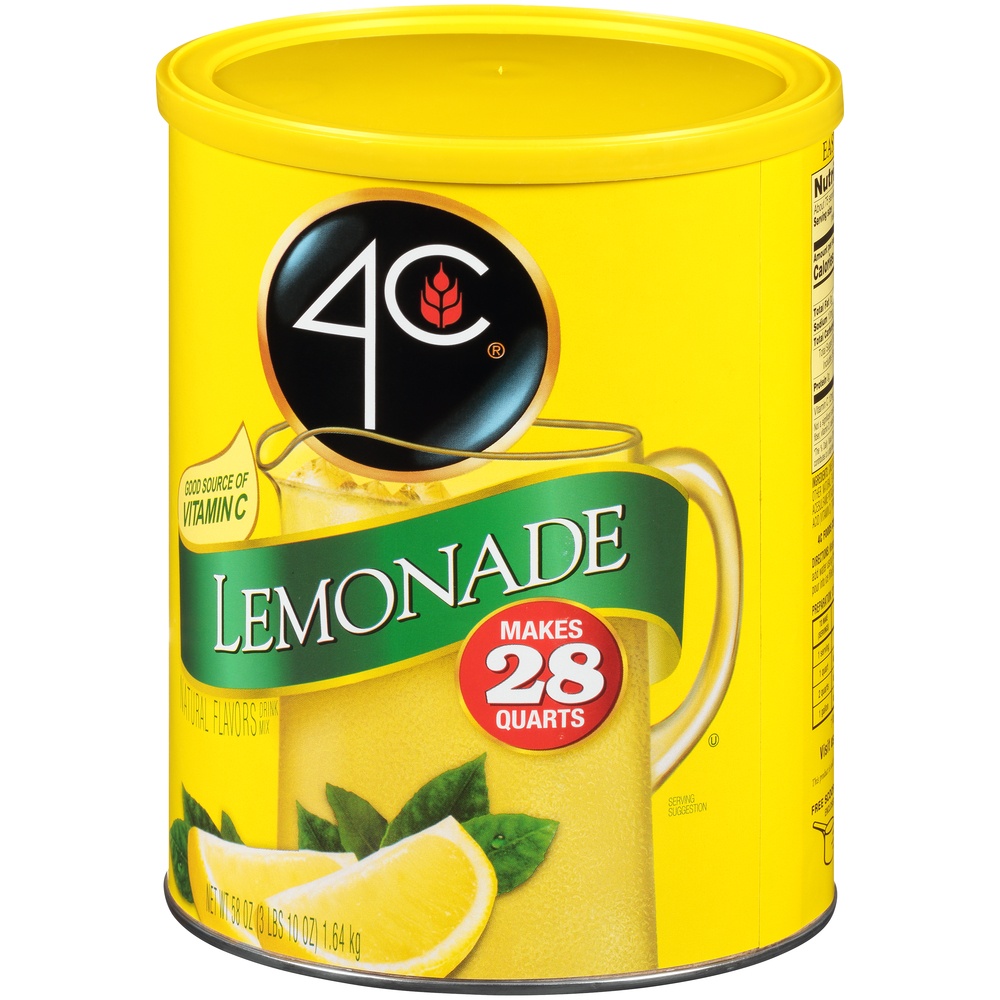slide 3 of 8, 4C Lemonade Drink Mix 58 oz, 58 oz