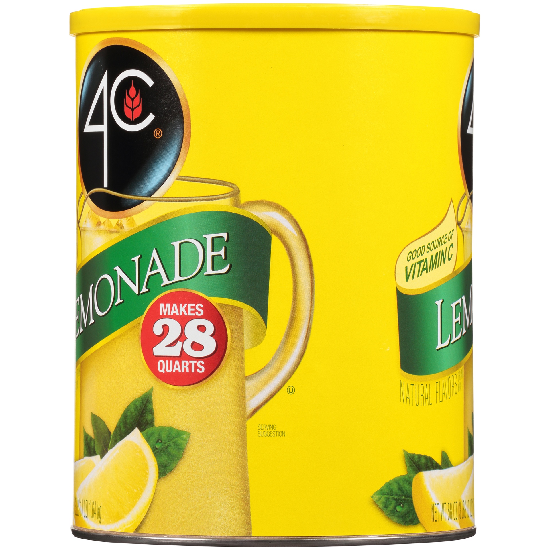 slide 8 of 8, 4C Lemonade Drink Mix 58 oz, 58 oz