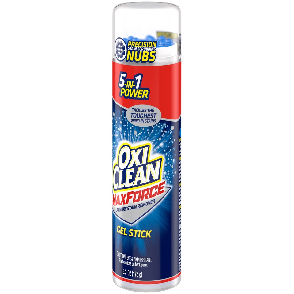 slide 3 of 4, Oxi-Clean Max Force Pre Treater Gel Stick, 6.2 oz