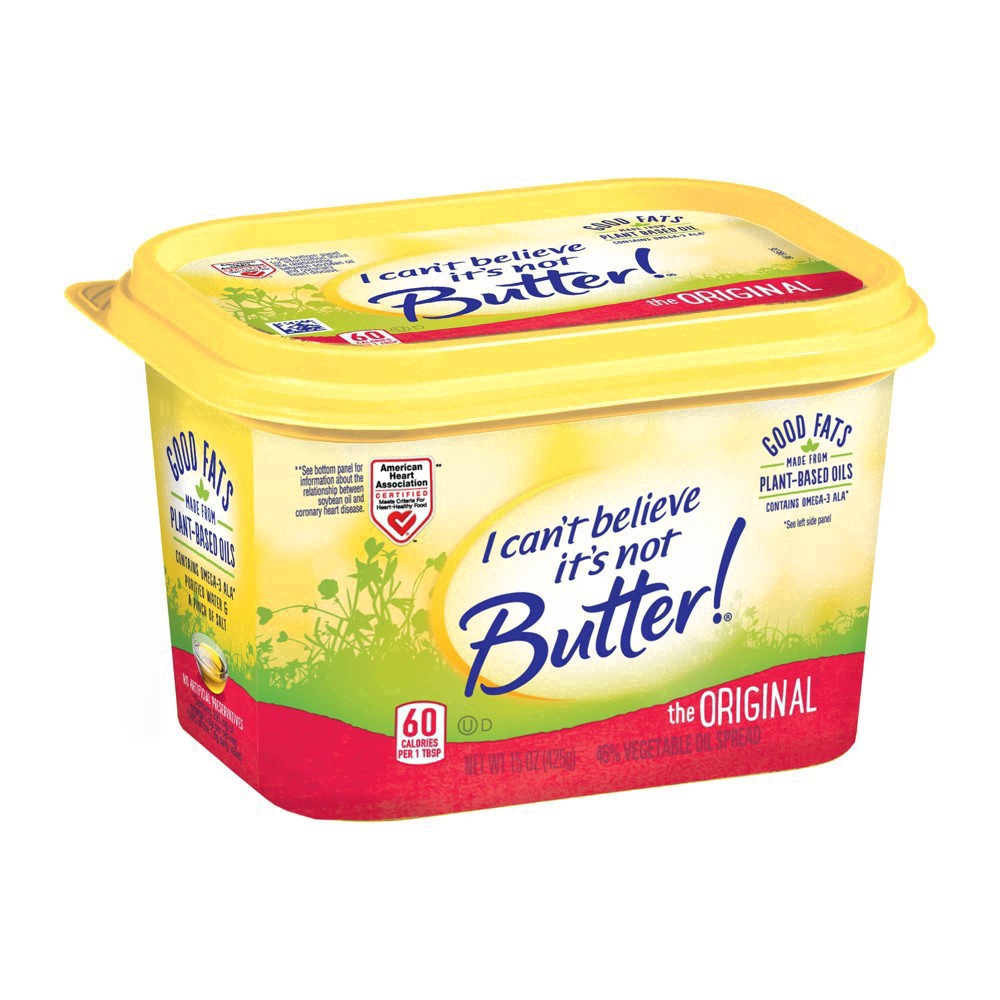 slide 59 of 86, I Can't Believe It's Not Butter! Original Buttery Spread, 15 oz