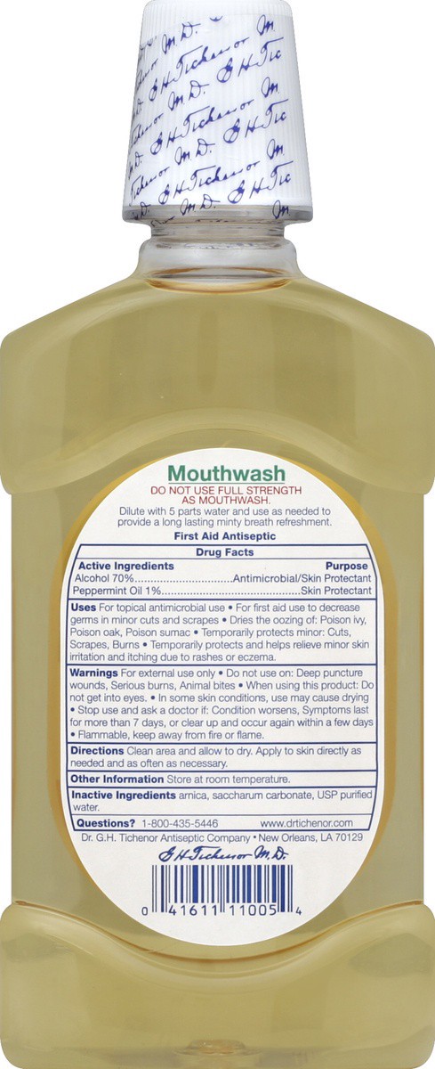 slide 2 of 3, Dr. Tichenor's Mouthwash Concentrate & First Aid Antiseptic 16 oz, 16 oz