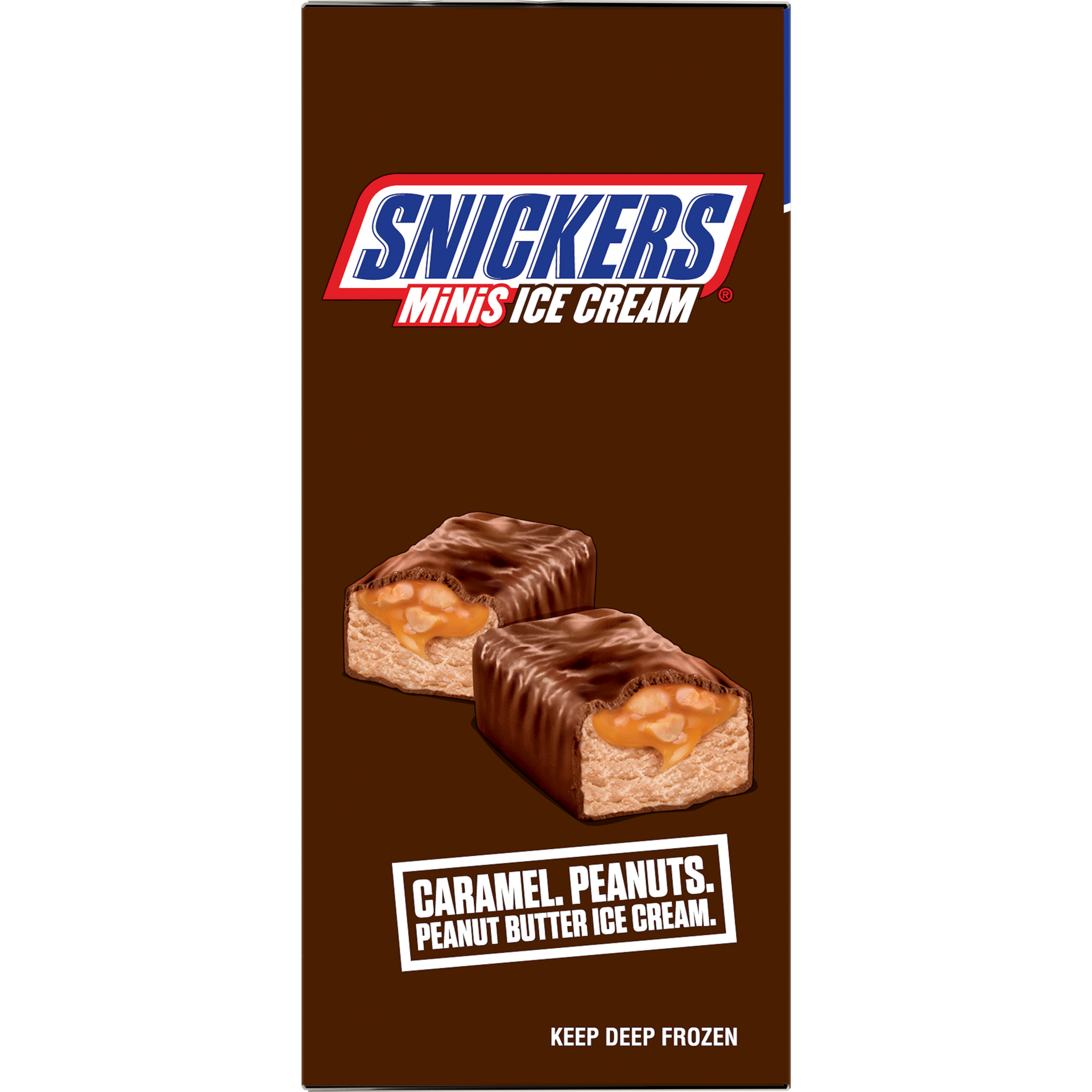 slide 3 of 4, SNICKERS Minis Ice Cream Bars 12-Count Box, 12 fl oz