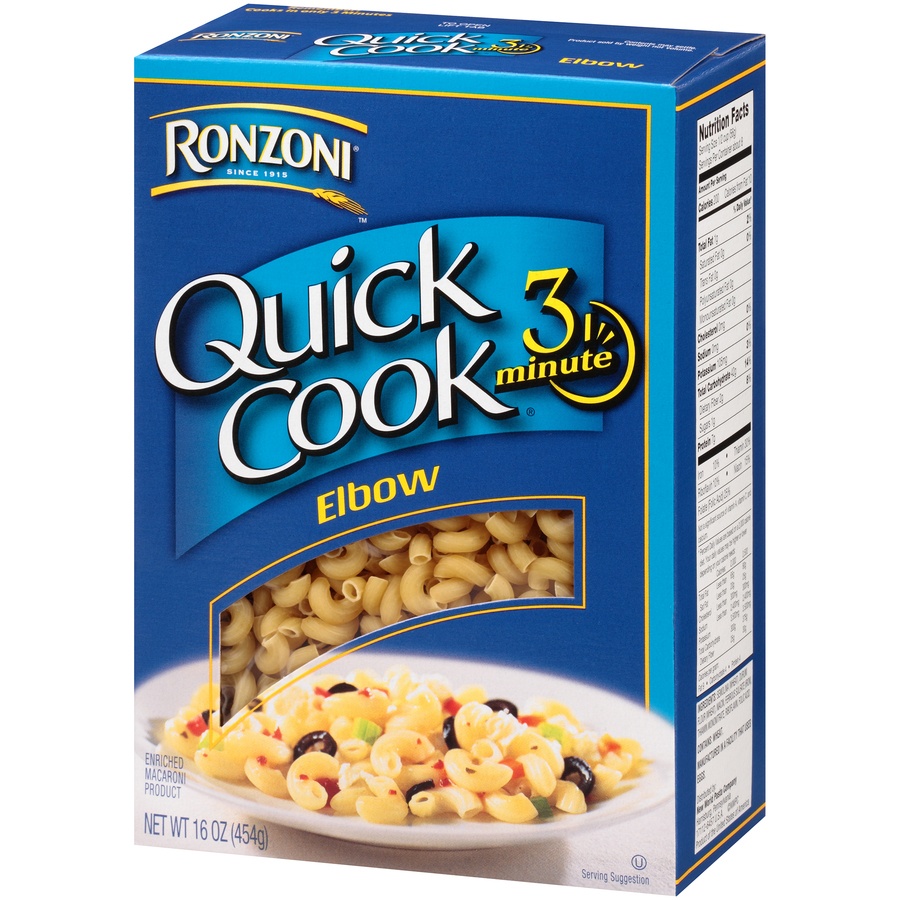 slide 3 of 8, Ronzoni Elbow Macaroni, 1 lb