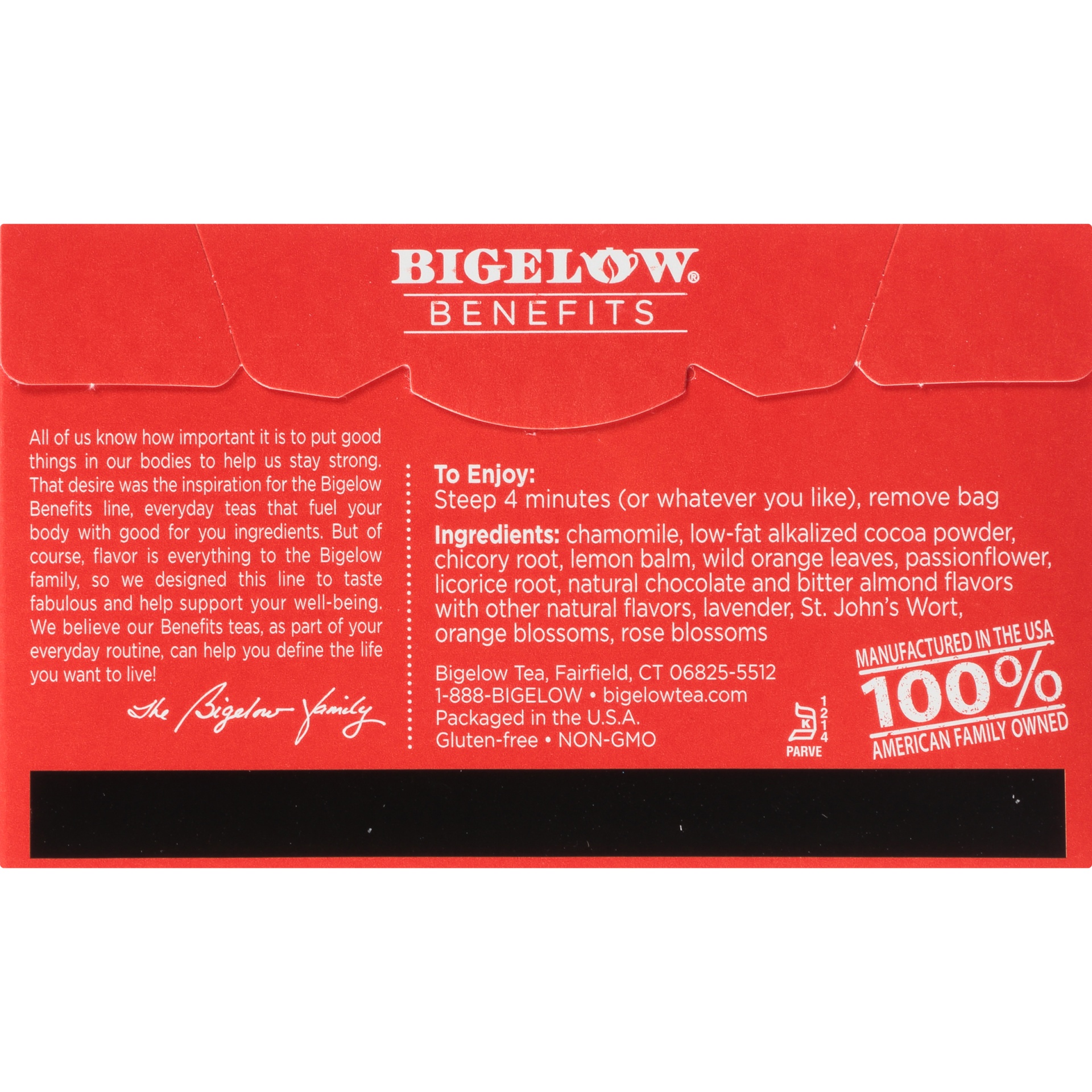 slide 6 of 7, Bigelow Good Mood Chocolate Almond Tea, 18 ct