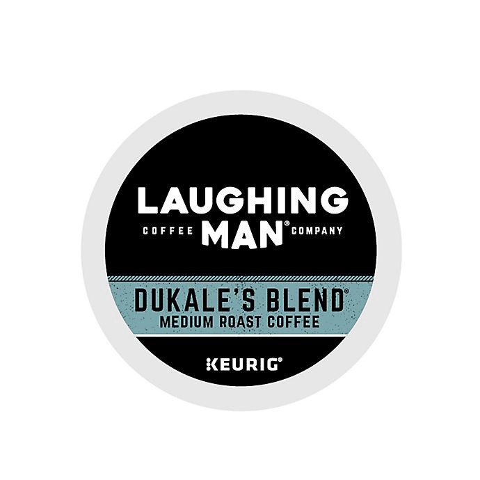 slide 1 of 6, Laughing Man Dukale's Blend Coffee Keurig K-Cup Pods, 22 ct