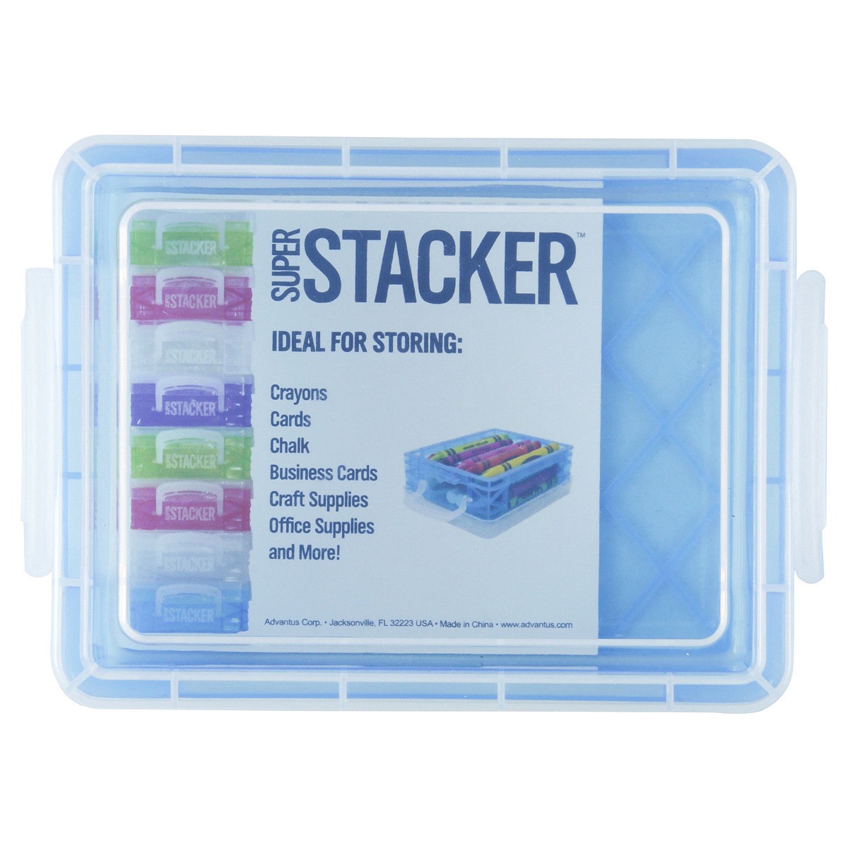 slide 4 of 9, Advantus Storage Box 1 ea, 1 ct