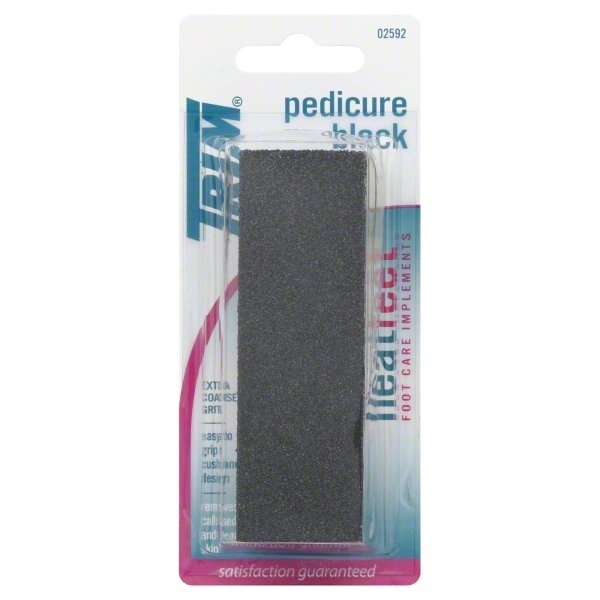 slide 1 of 1, Trim Pedicure Black Nail Files, 1 ct